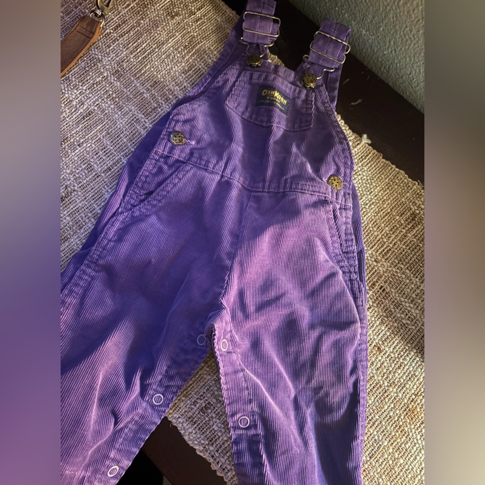 Vintage OshKosh B'gosh Violet Corduroy Vest